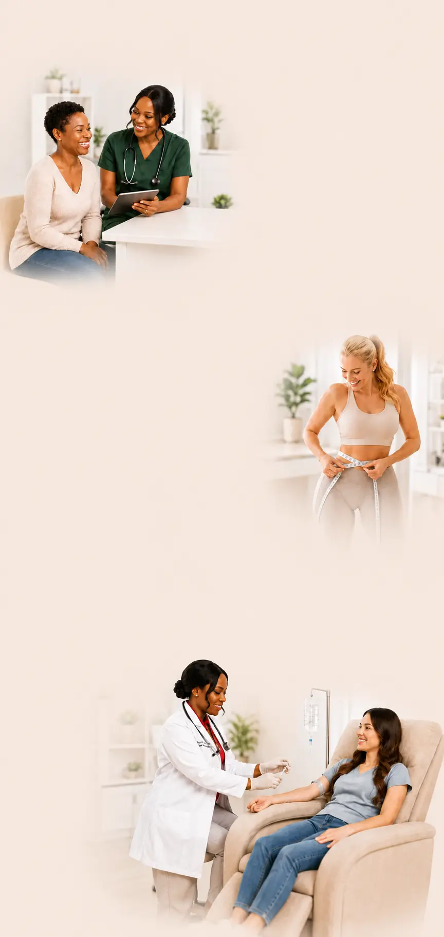 Signature Vitality Clinic services — Primary Care, Weight Loss, and IV Therapy